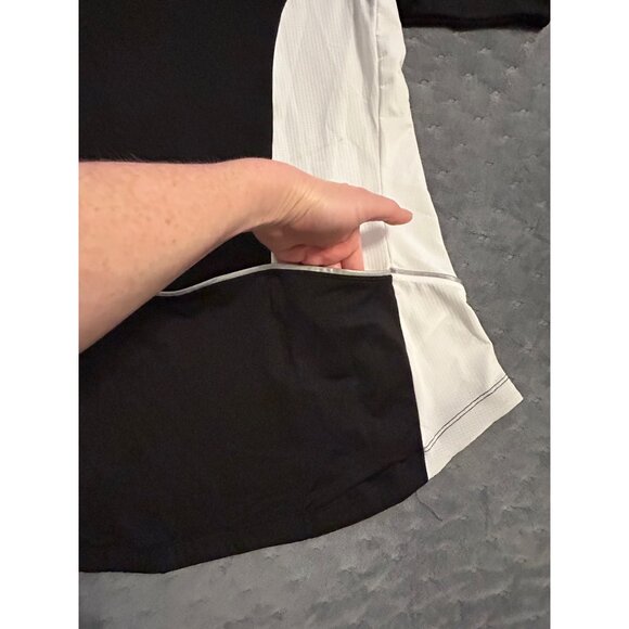 Xersion Women's Quick-Dri Black & White Cycling Shirt XL with Back Pockets NWT - Picture 8 of 10